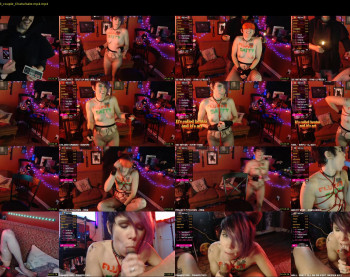 fatalgoth — 58 minute Chaturbate couple camgirl recording, 1080p, Jan 18, 2020